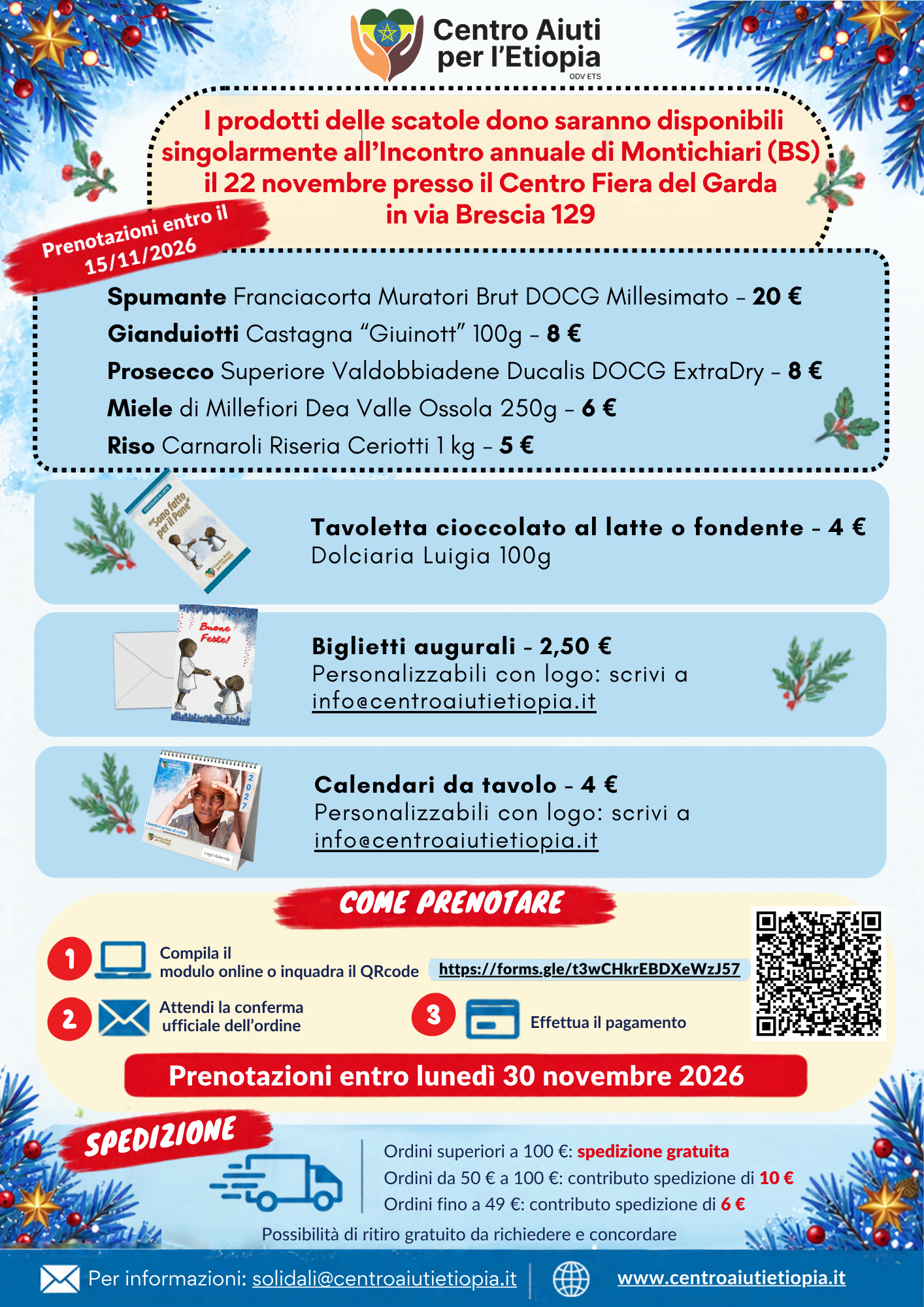 Natale Solidale 2026 - Proposte natalizie