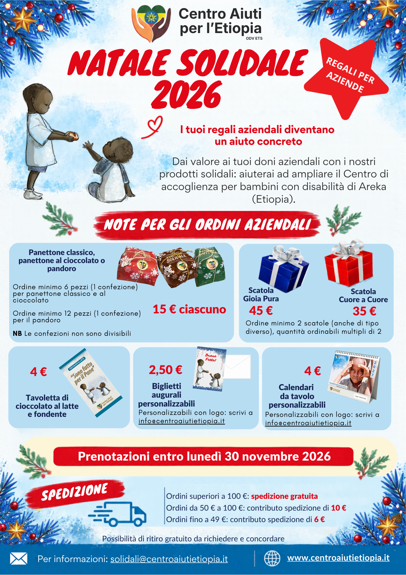 Natale Solidale 2026 - Proposte per aziende